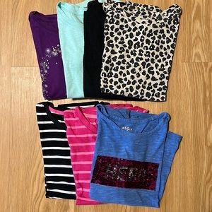 Lot of 7 Long-Sleeve Tees, Target Brands